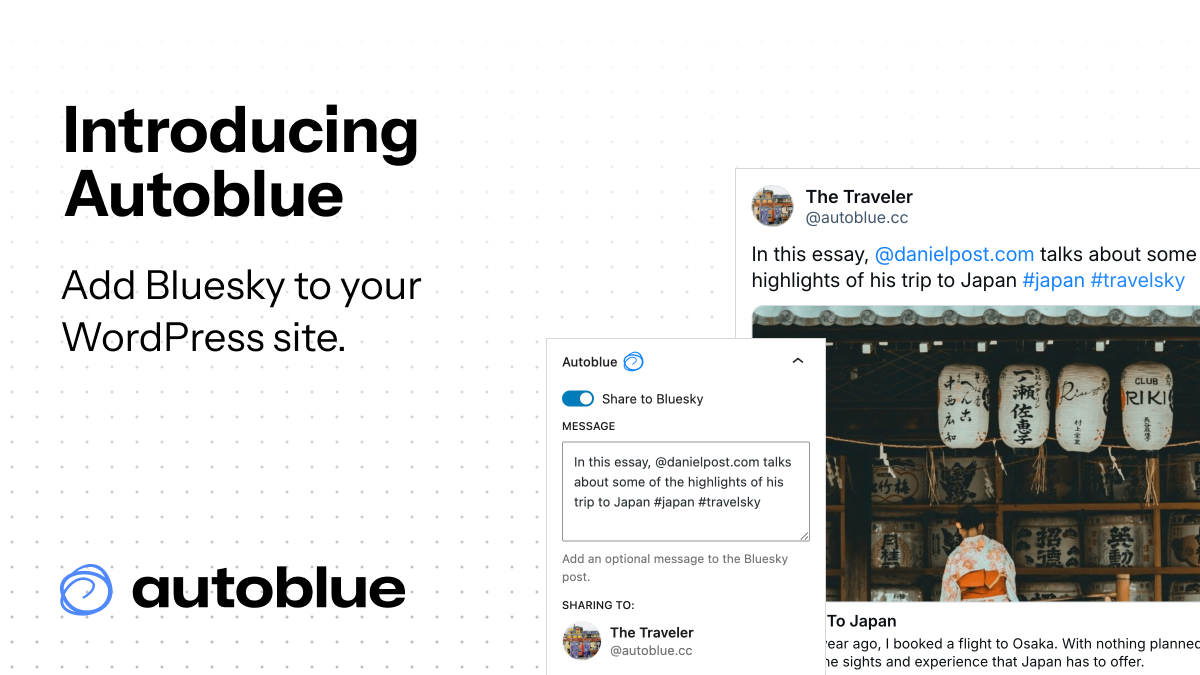 Introducing Autoblue, a Bluesky plugin for WordPress